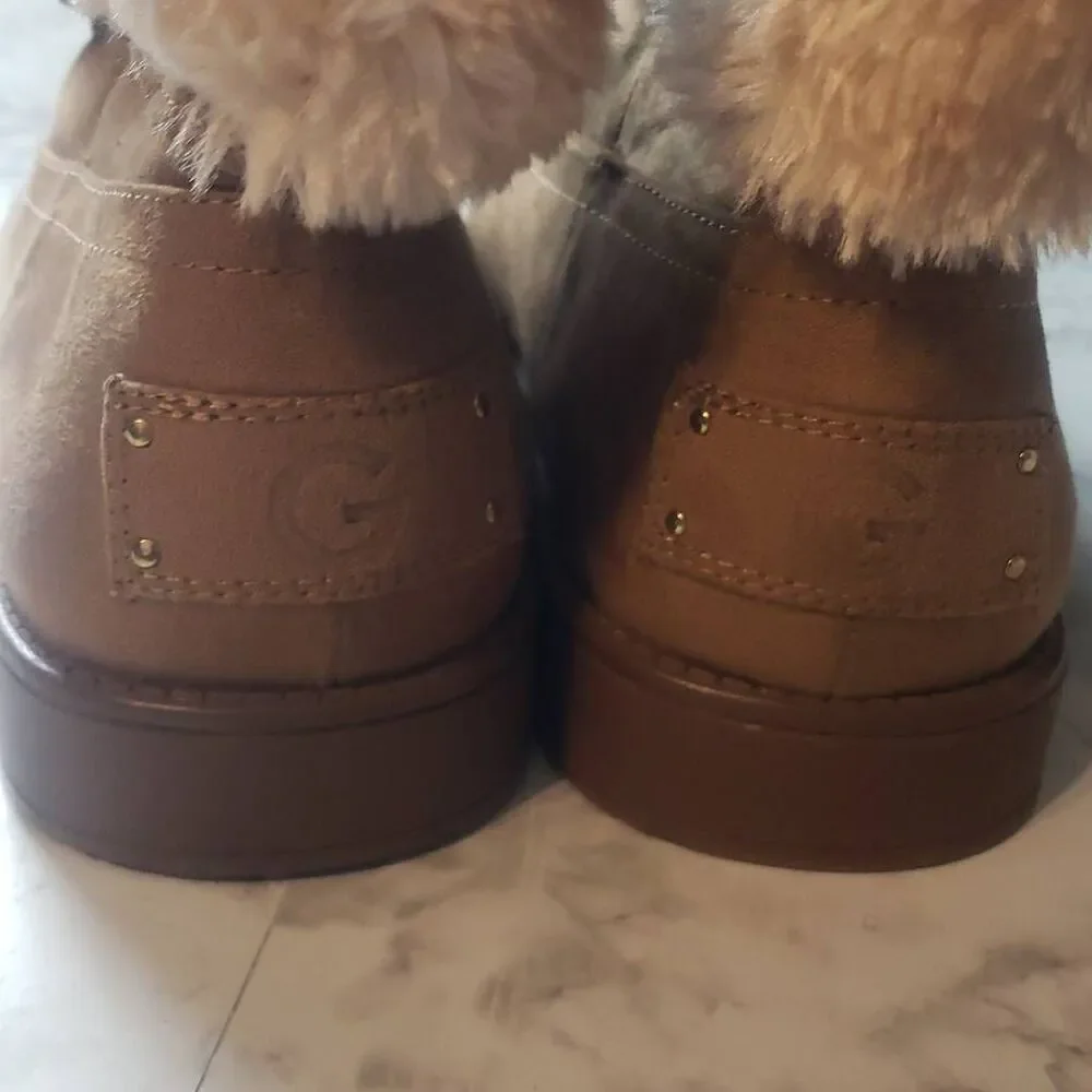 GBG Los Angeles Aussie faux fur-lined 7 1/2